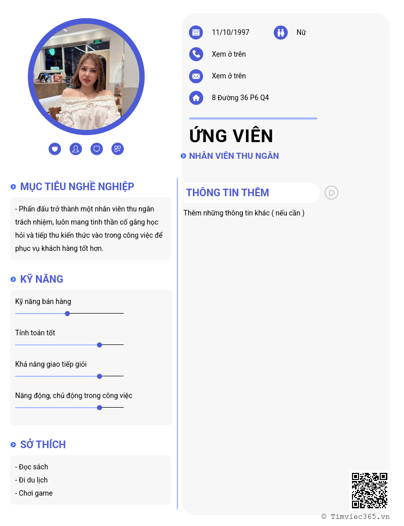 CV ứng viên