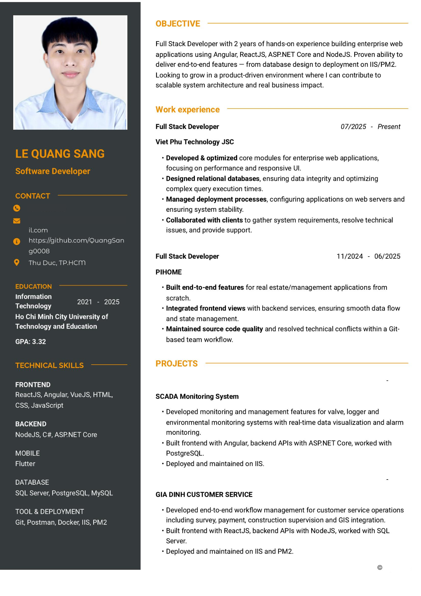 CV ứng viên