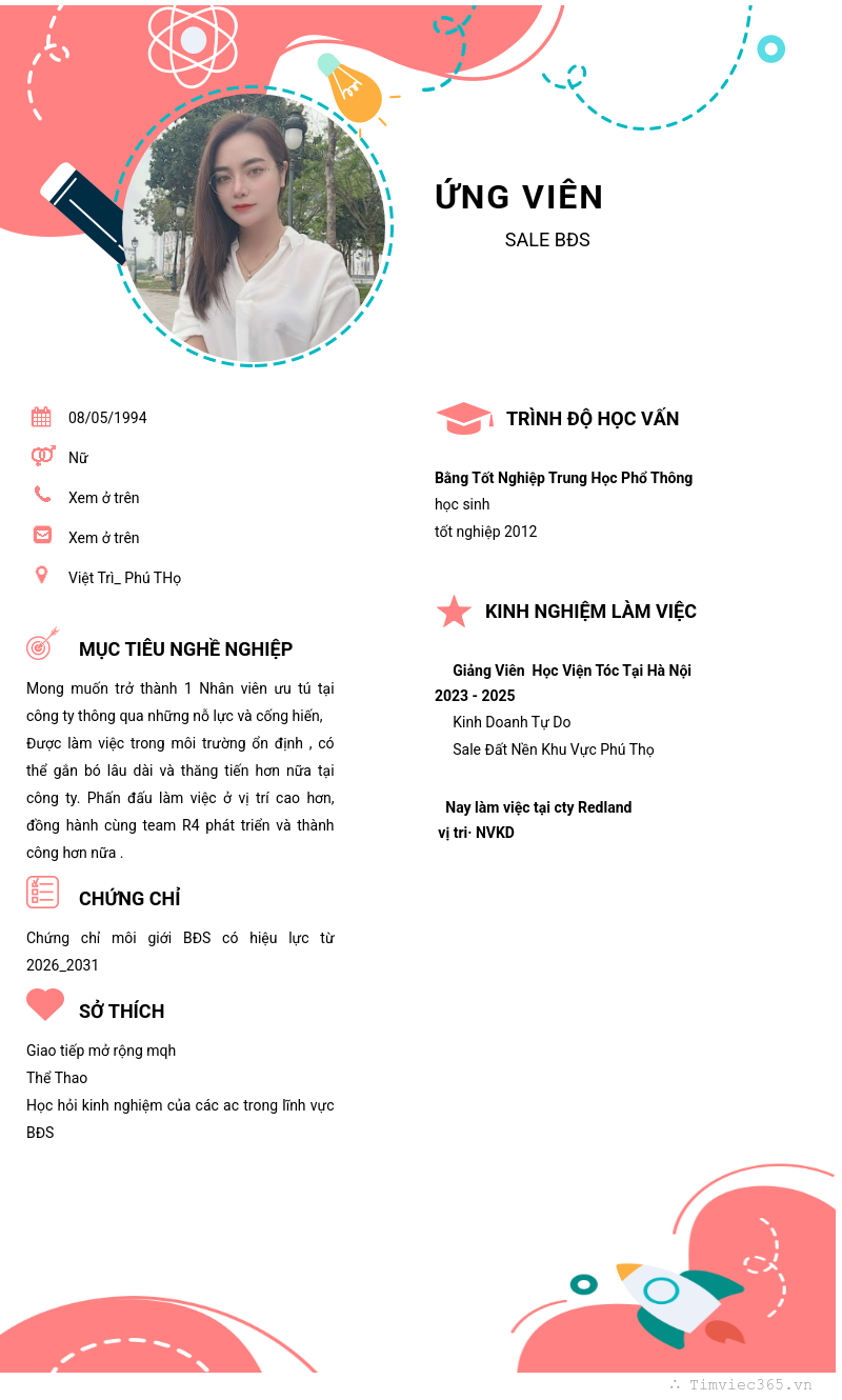 CV ứng viên
