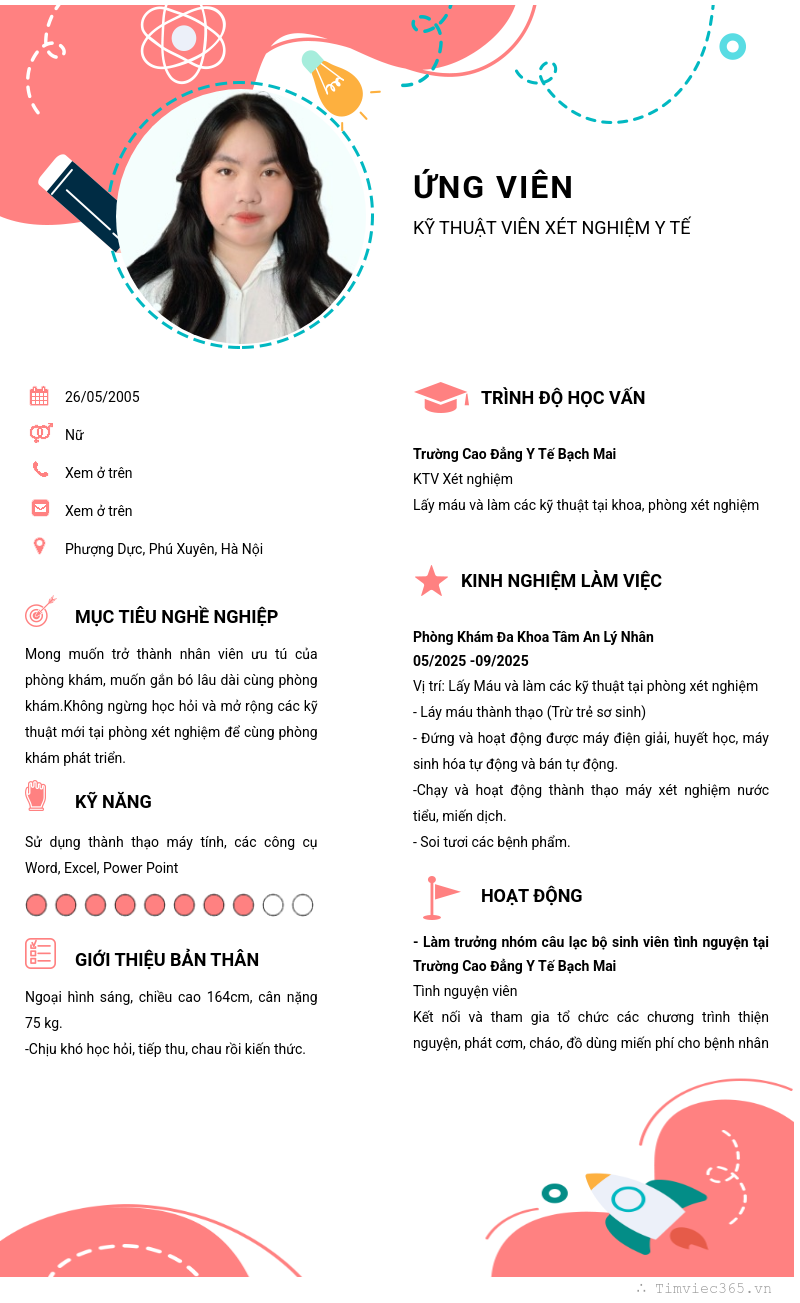 CV ứng viên