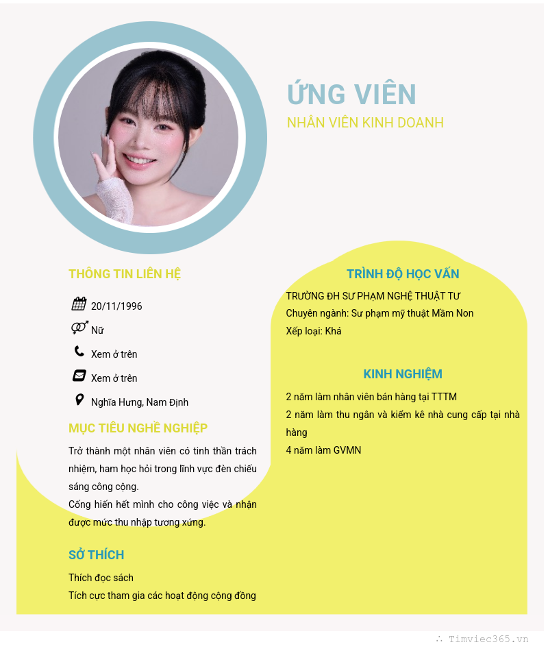 CV ứng viên