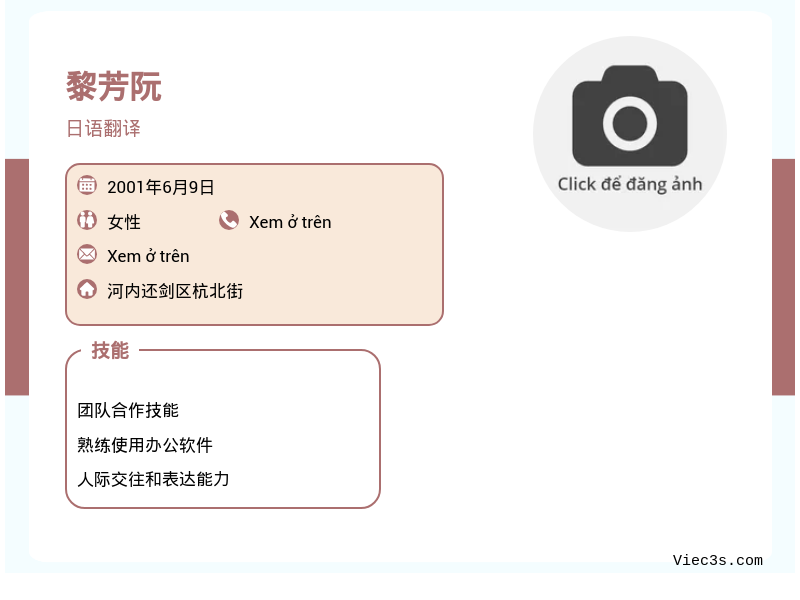 CV ứng viên