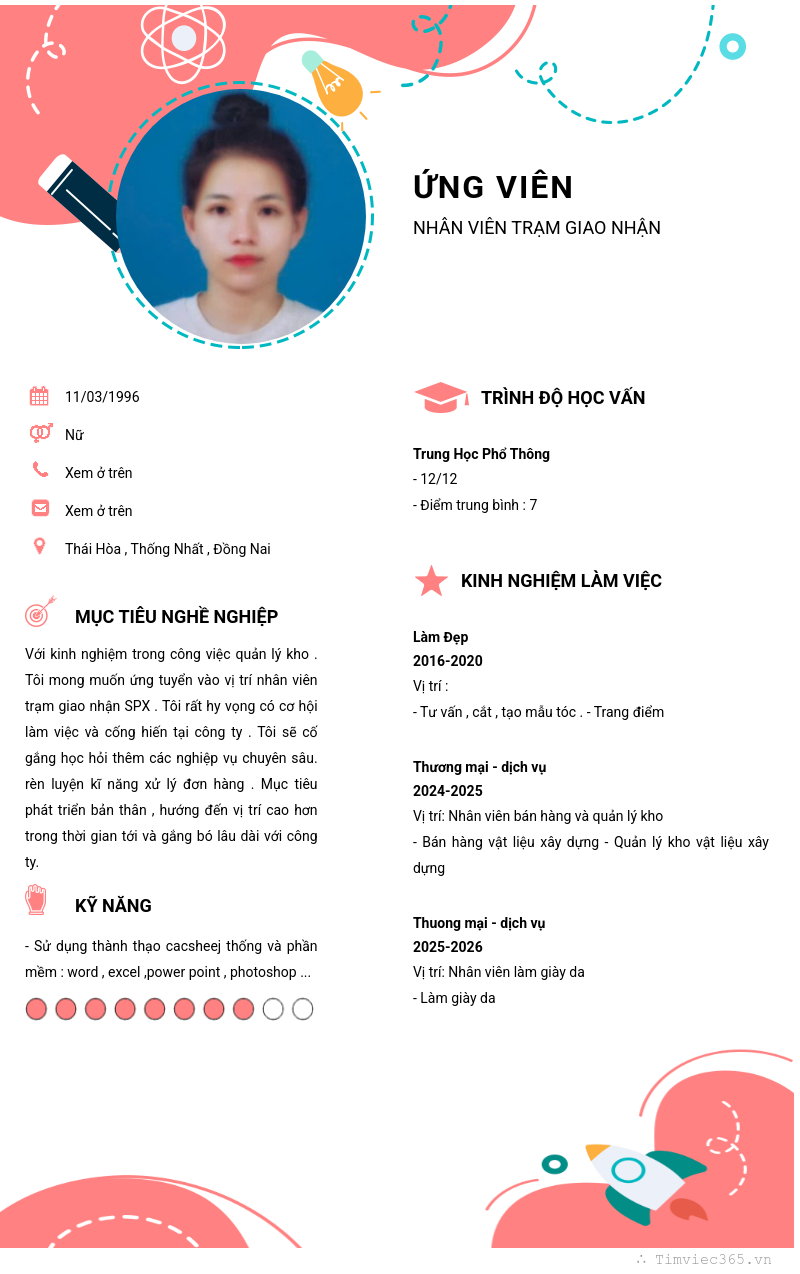 CV ứng viên