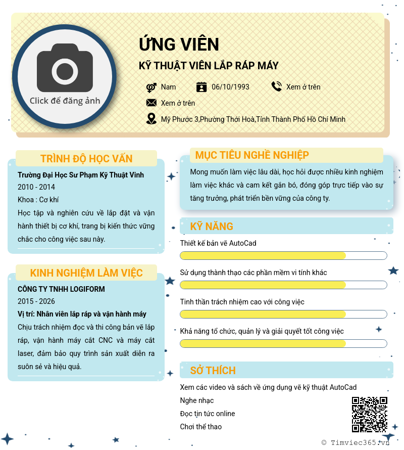 CV ứng viên