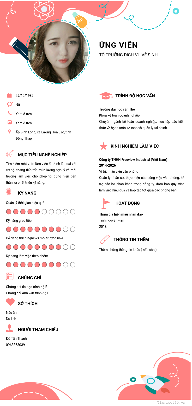 CV ứng viên