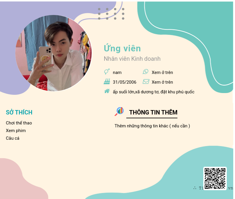 CV ứng viên