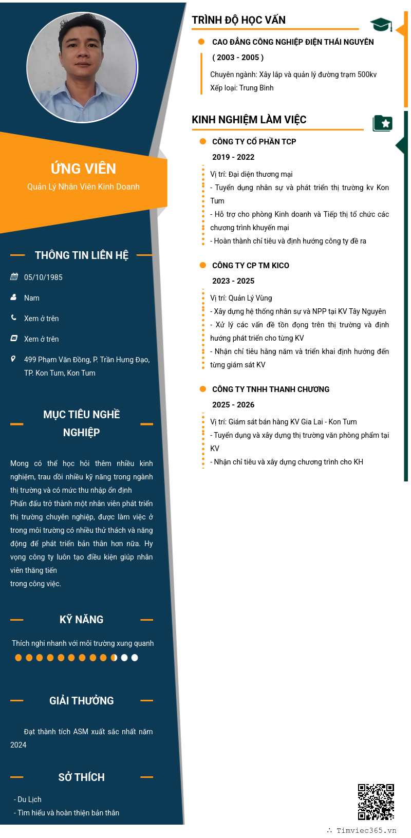 CV ứng viên
