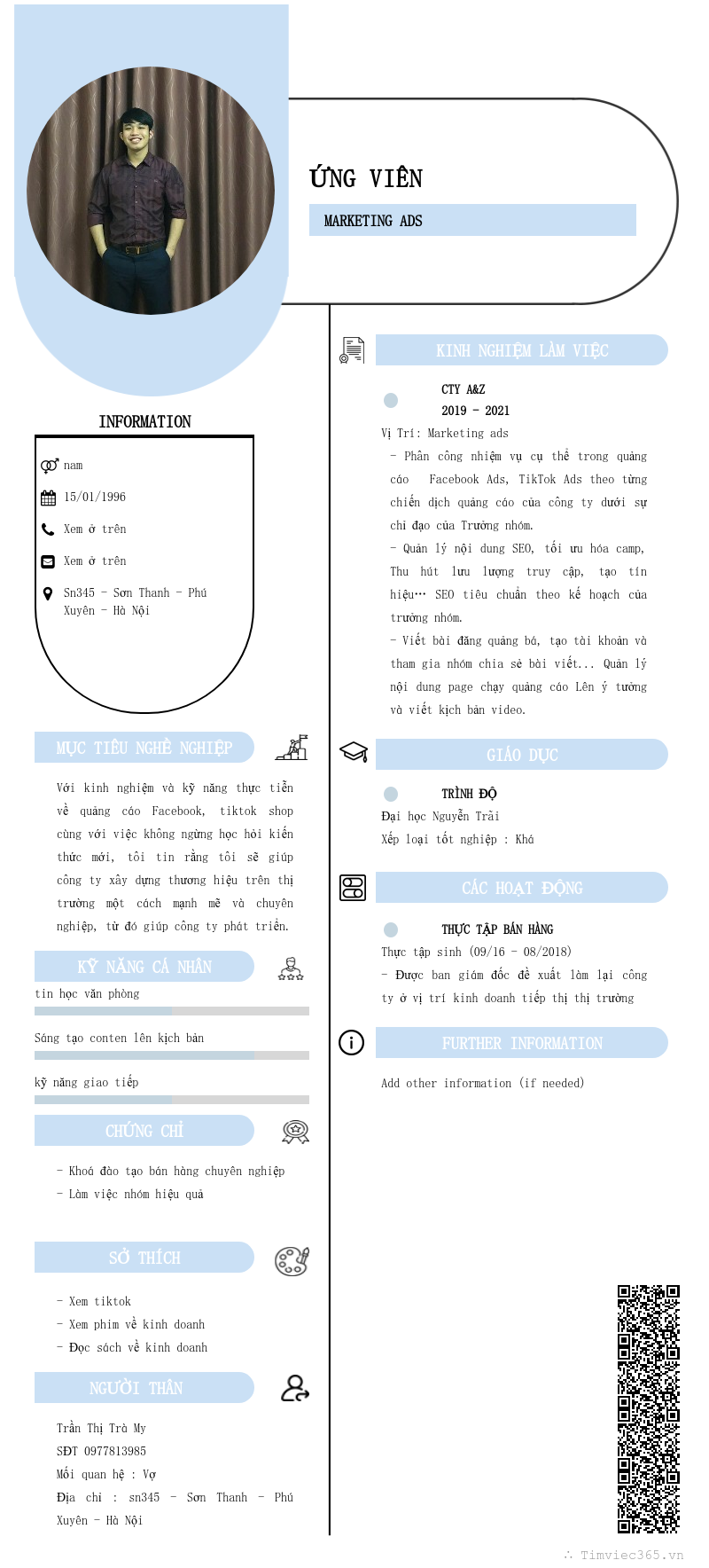 CV ứng viên