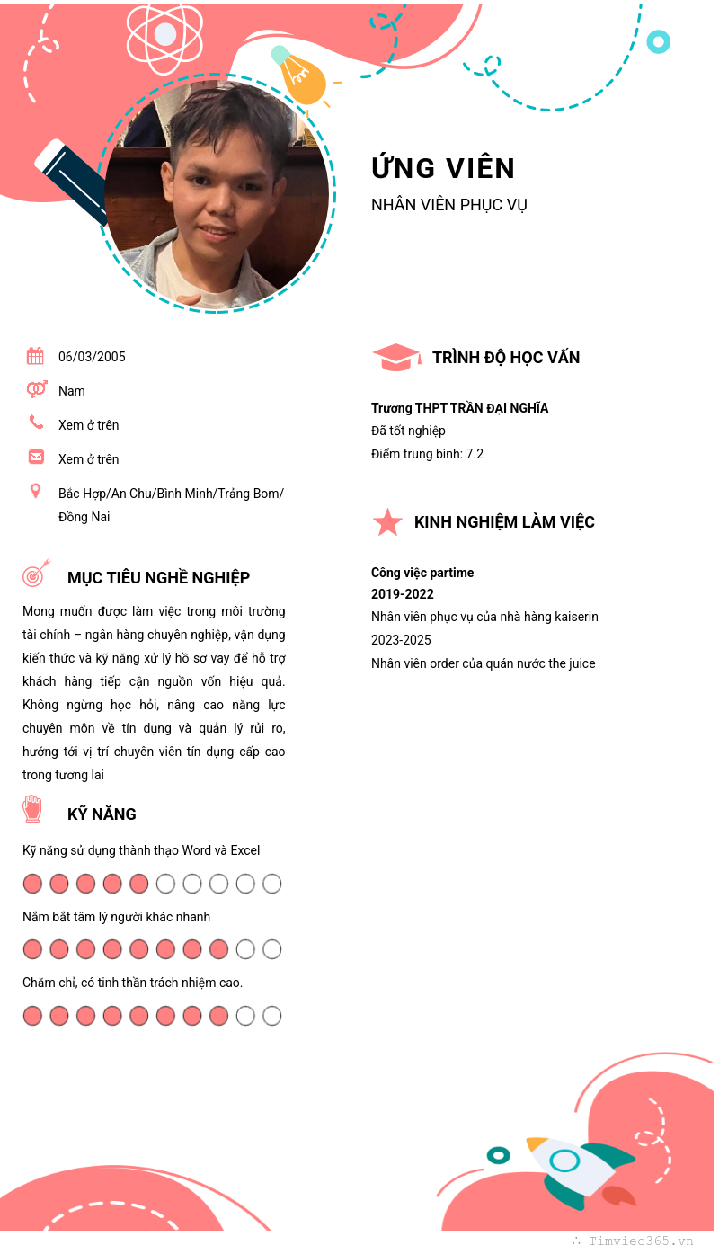 CV ứng viên