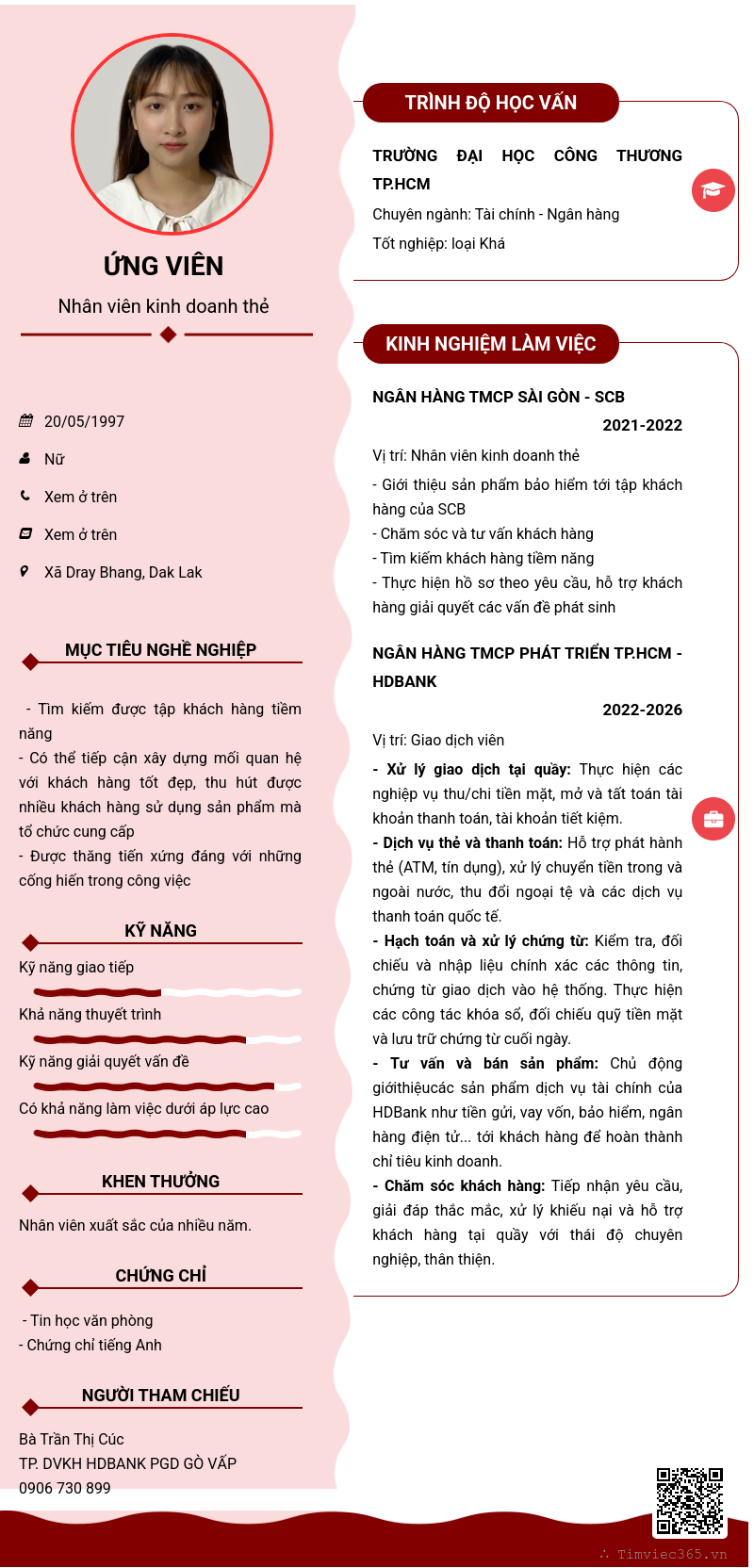 CV ứng viên