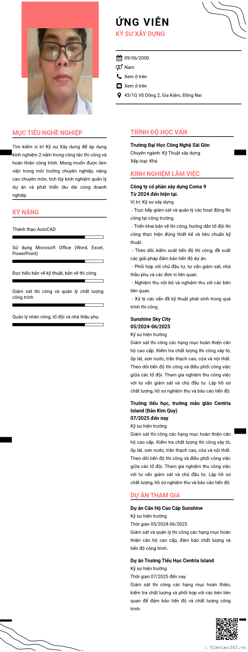 CV ứng viên