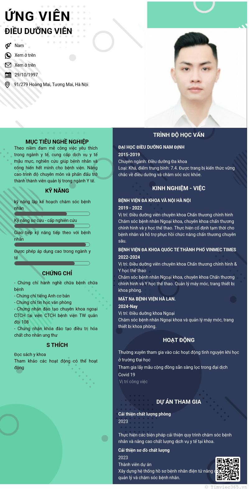 CV ứng viên
