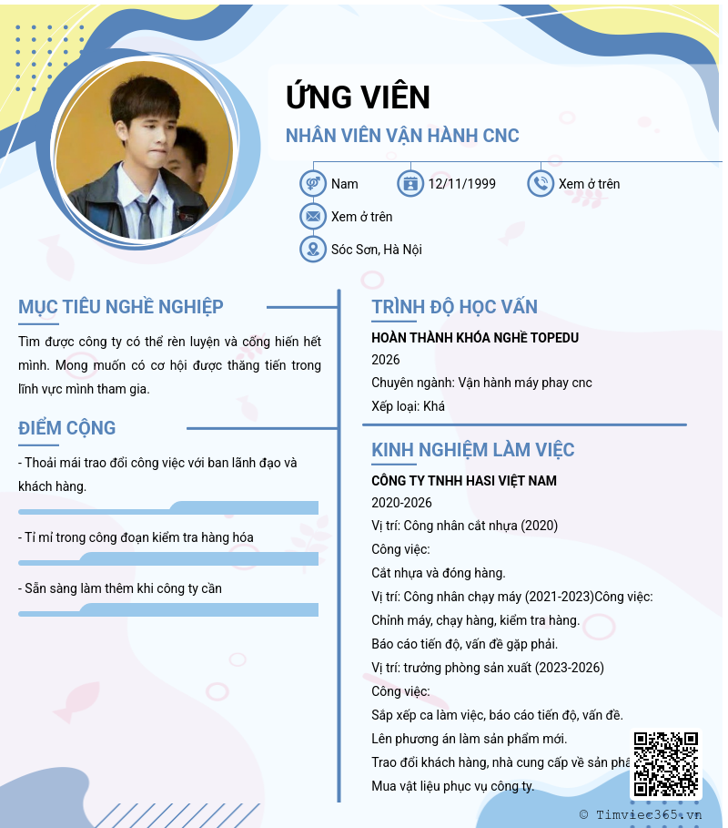 CV ứng viên