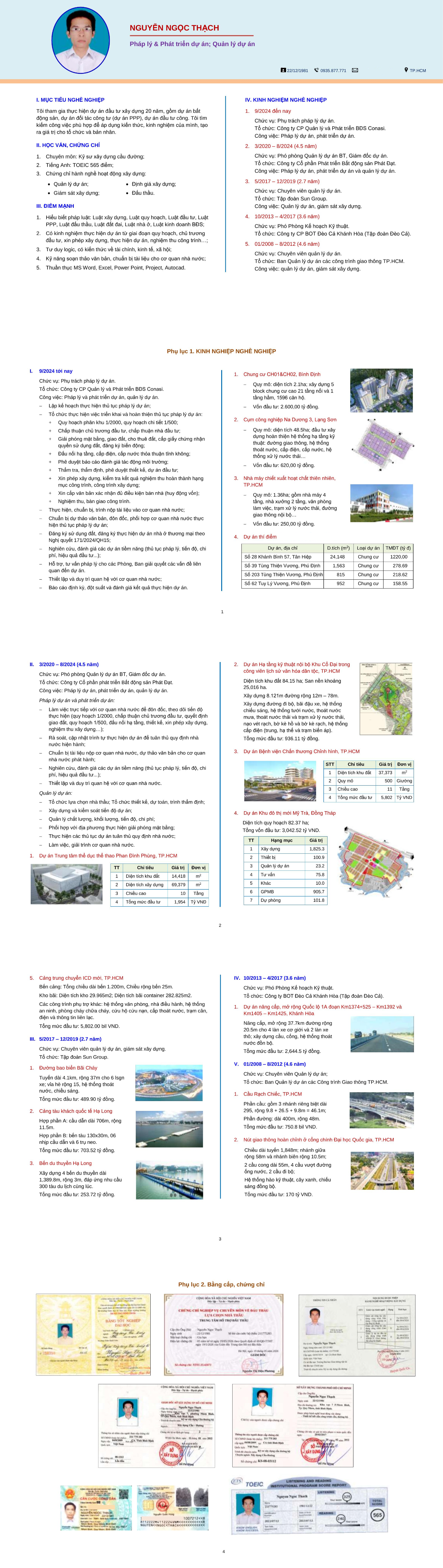 CV ứng viên