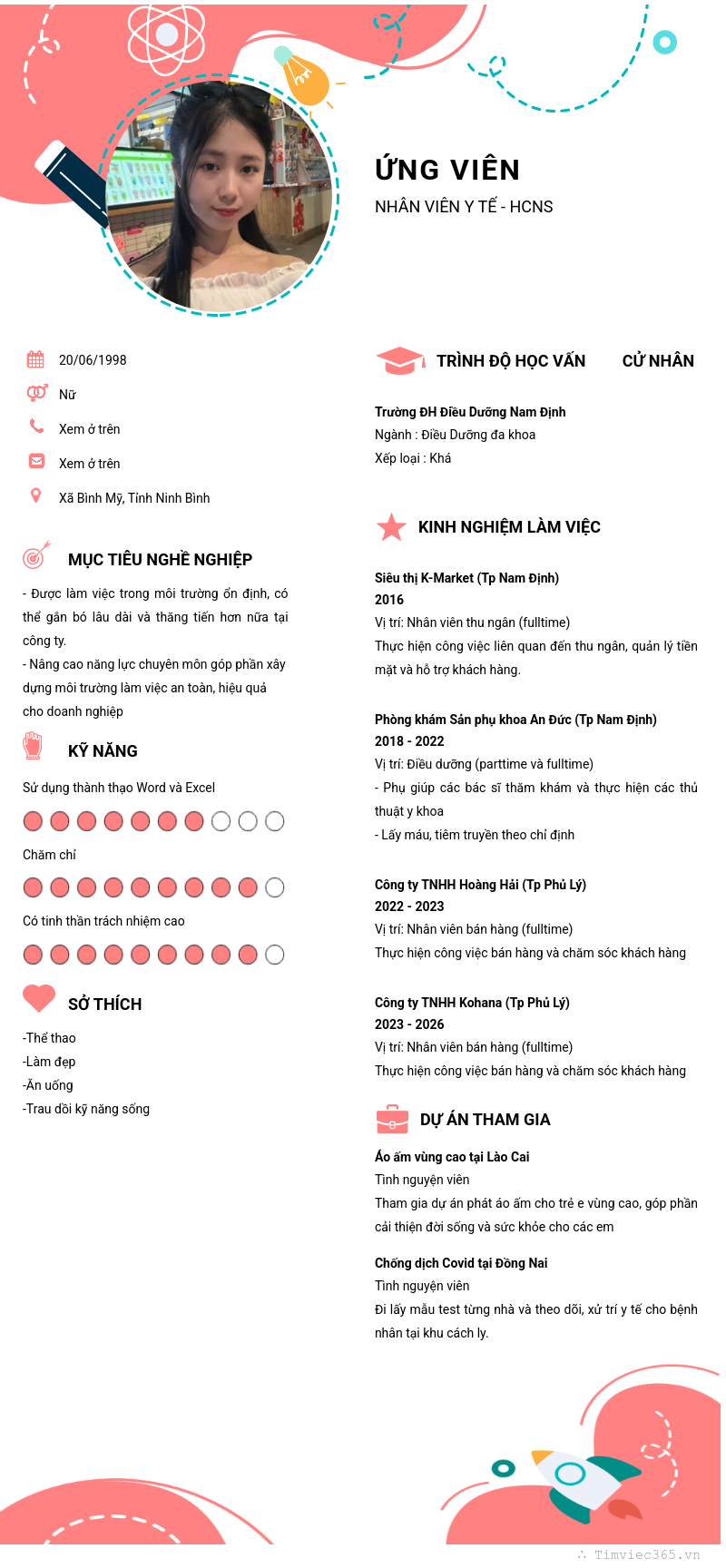 CV ứng viên