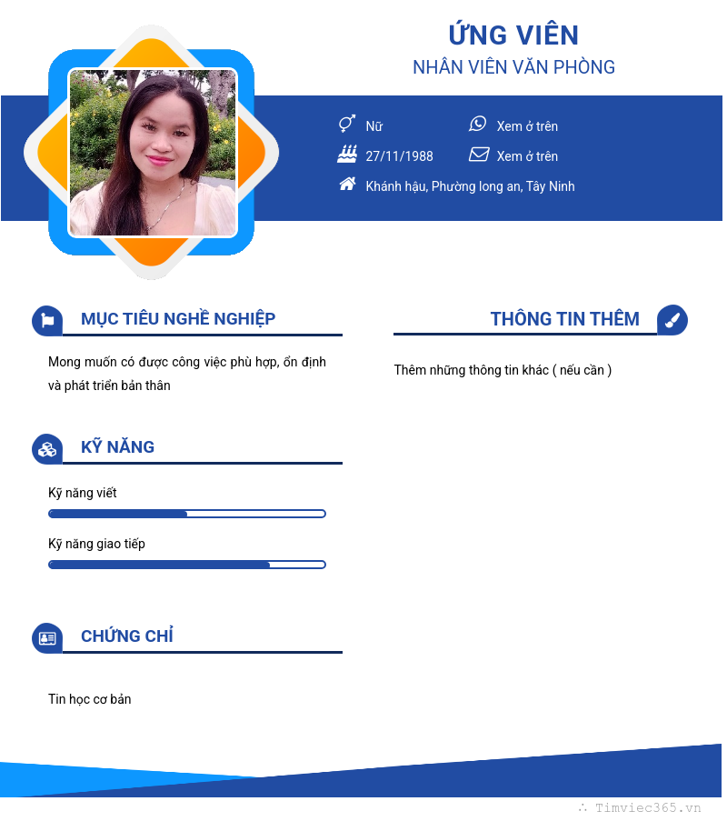 CV ứng viên