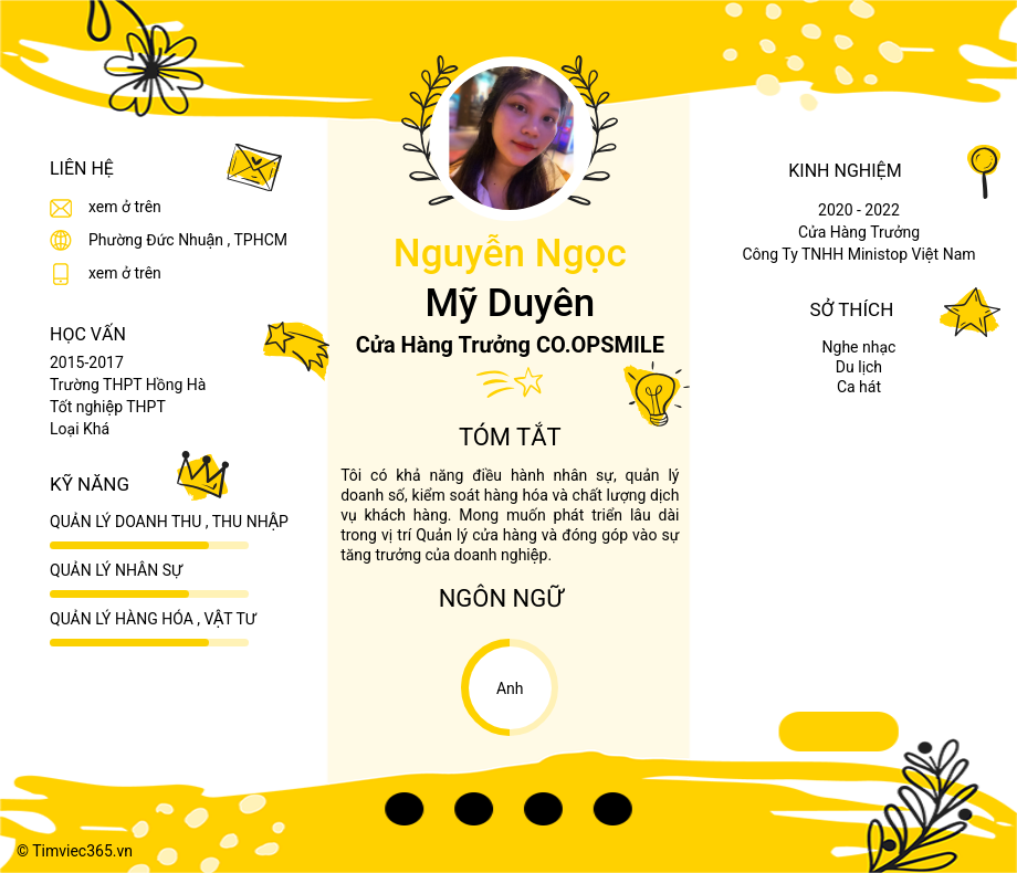 CV ứng viên