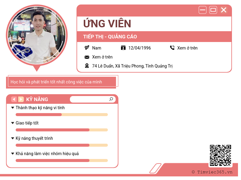 CV ứng viên