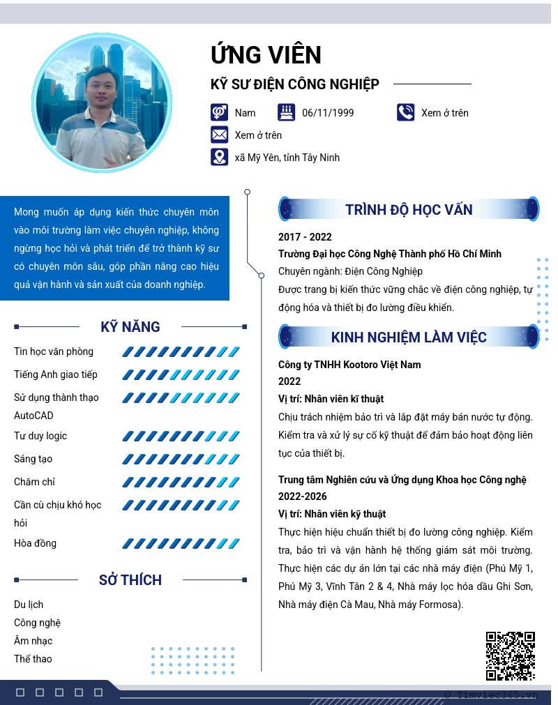 CV ứng viên
