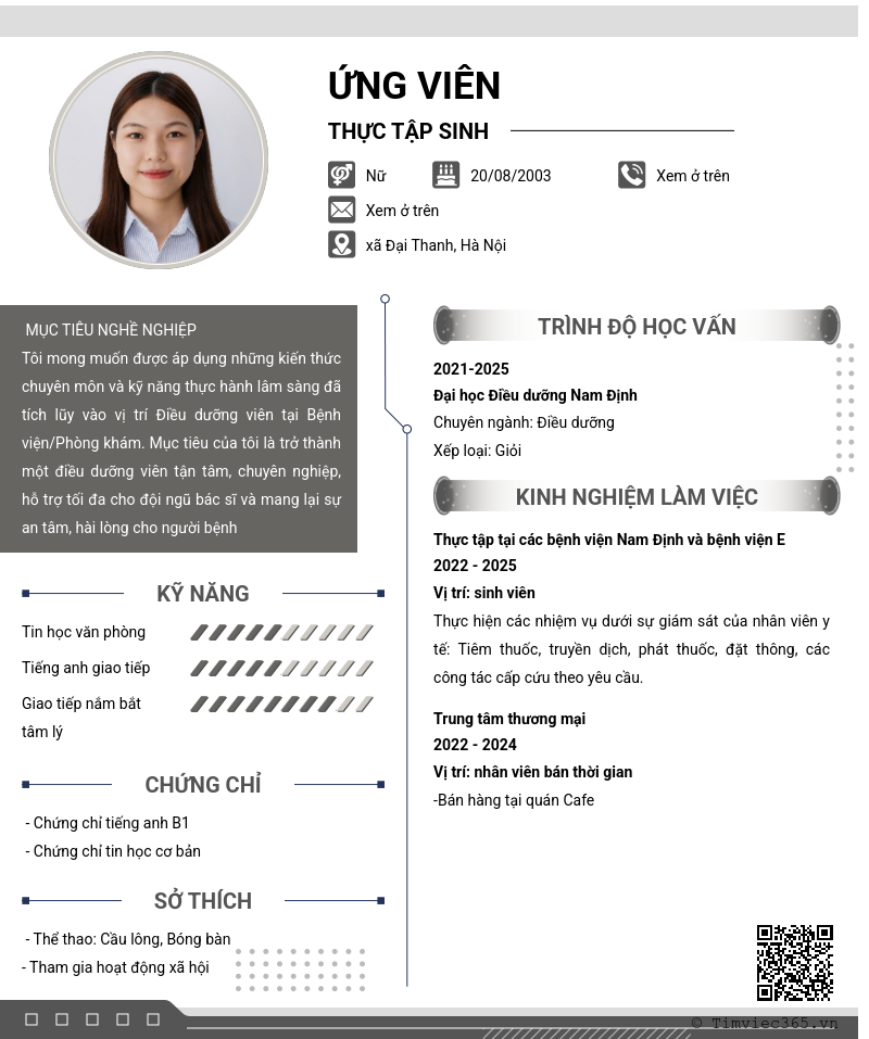 CV ứng viên