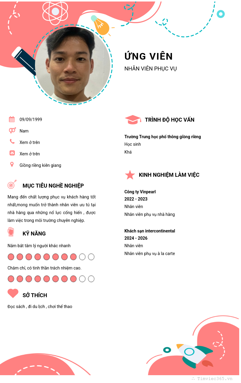 CV ứng viên