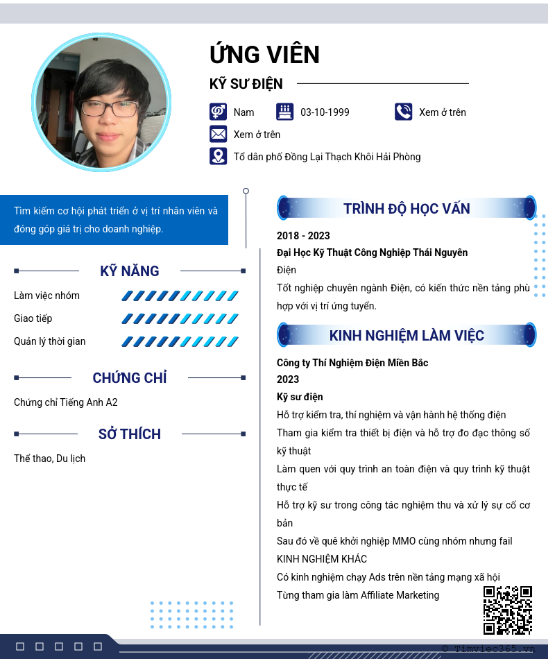 CV ứng viên