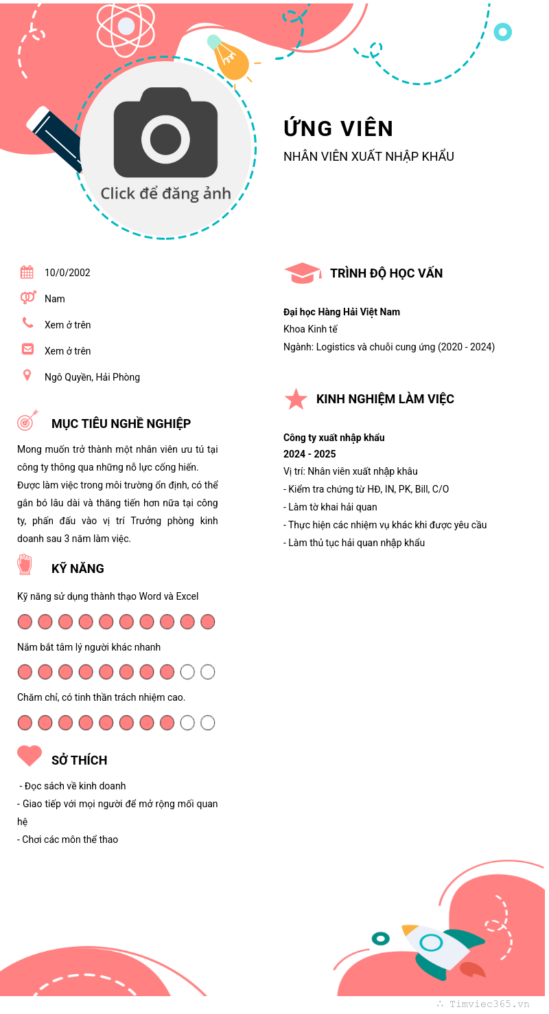 CV ứng viên