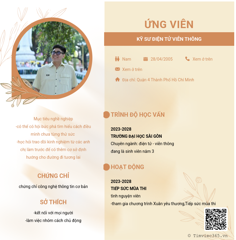 CV ứng viên