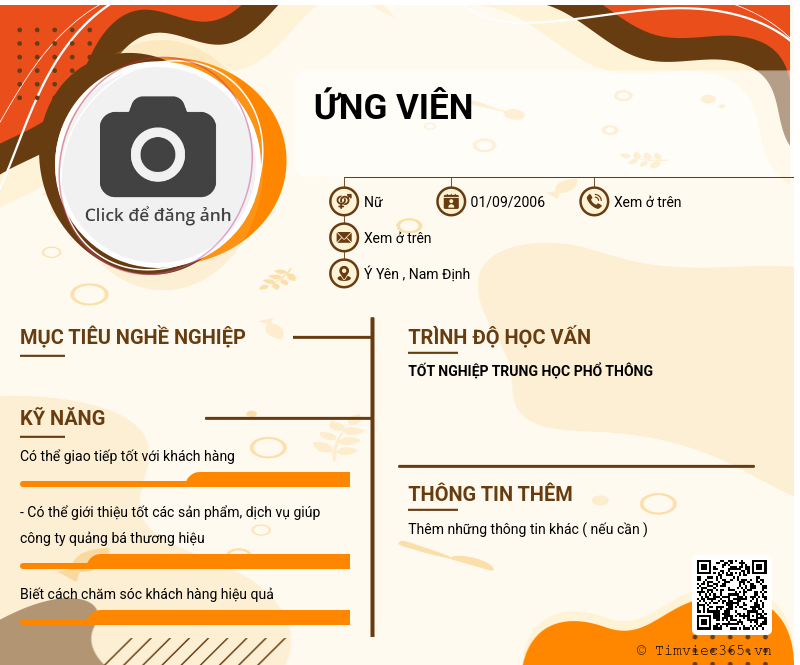 CV ứng viên