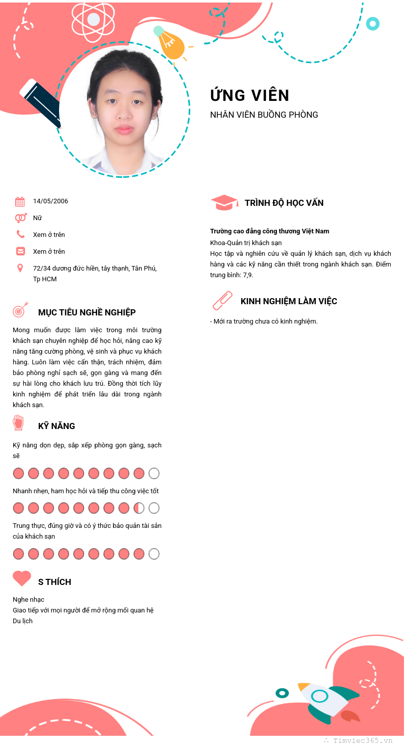 CV ứng viên