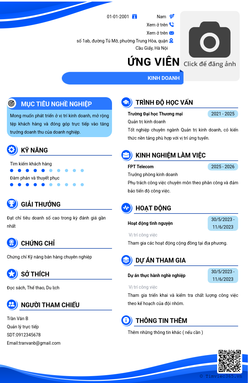 CV ứng viên