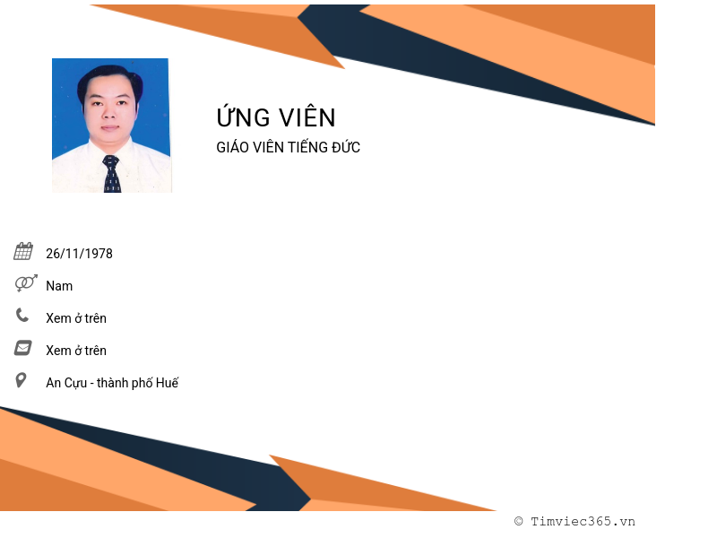 CV ứng viên