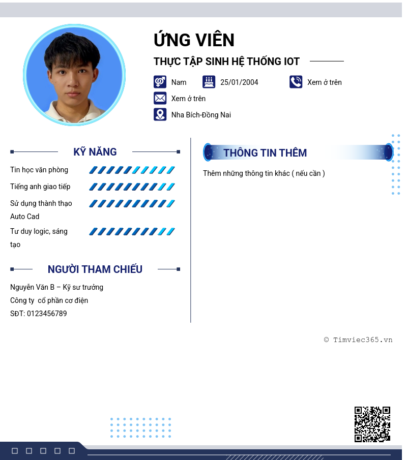 CV ứng viên