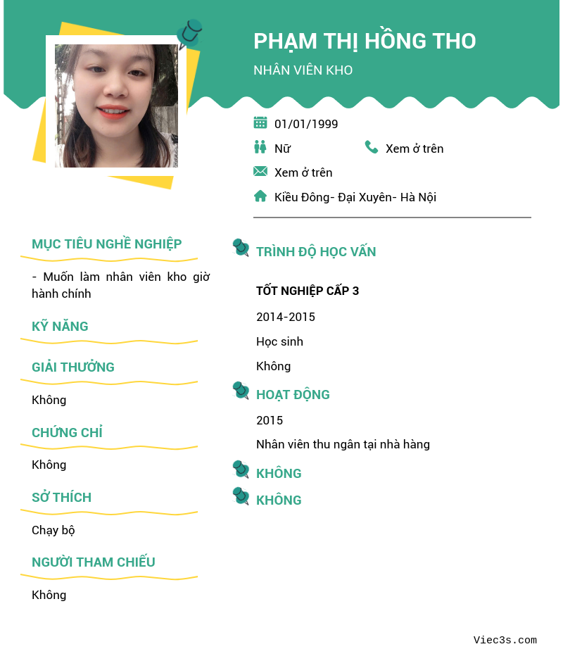 CV ứng viên