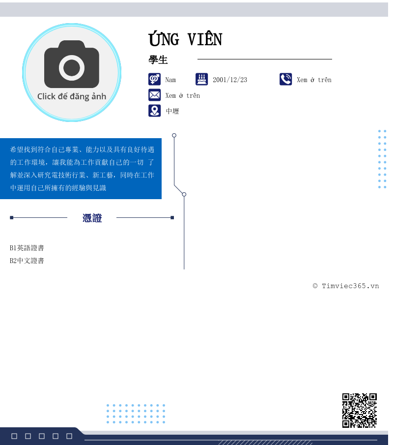 CV ứng viên