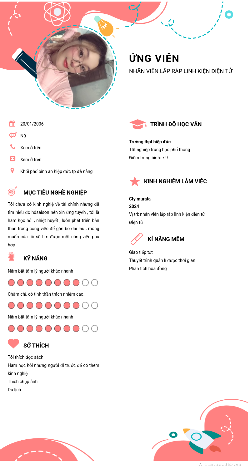 CV ứng viên