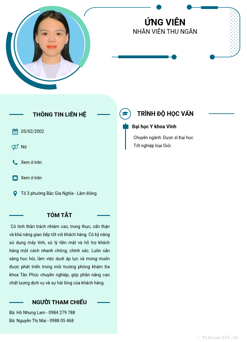 CV ứng viên