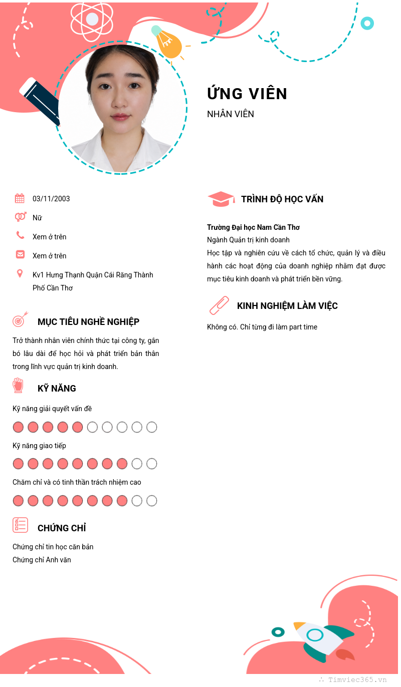 CV ứng viên