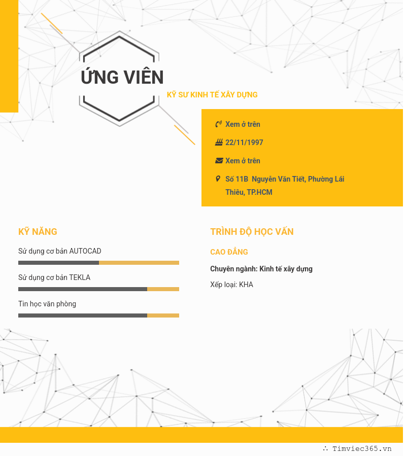 CV ứng viên