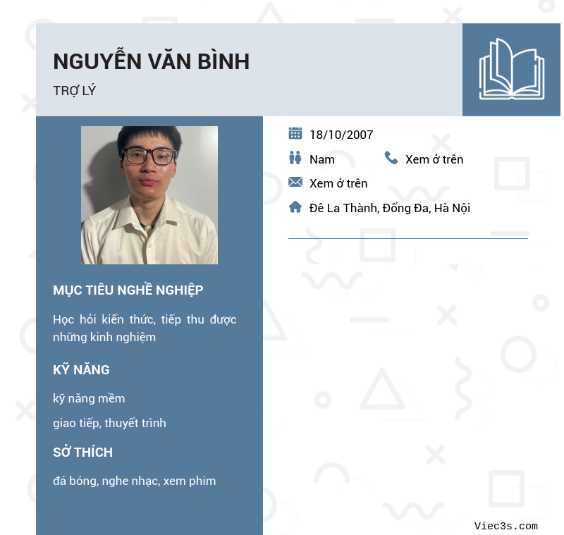 CV ứng viên