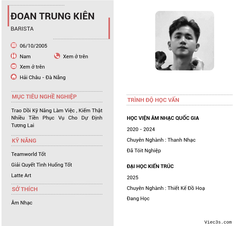 CV ứng viên