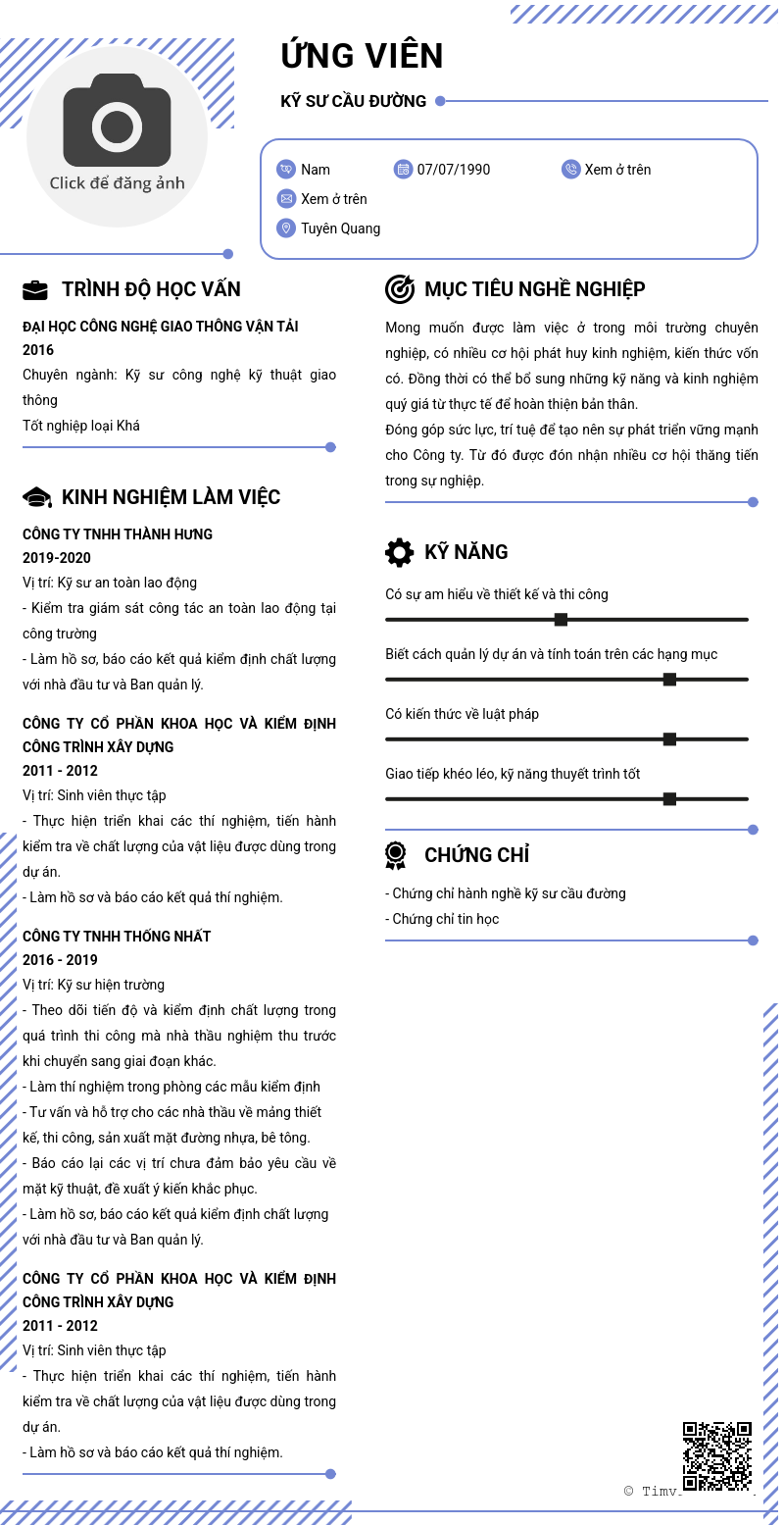 CV ứng viên