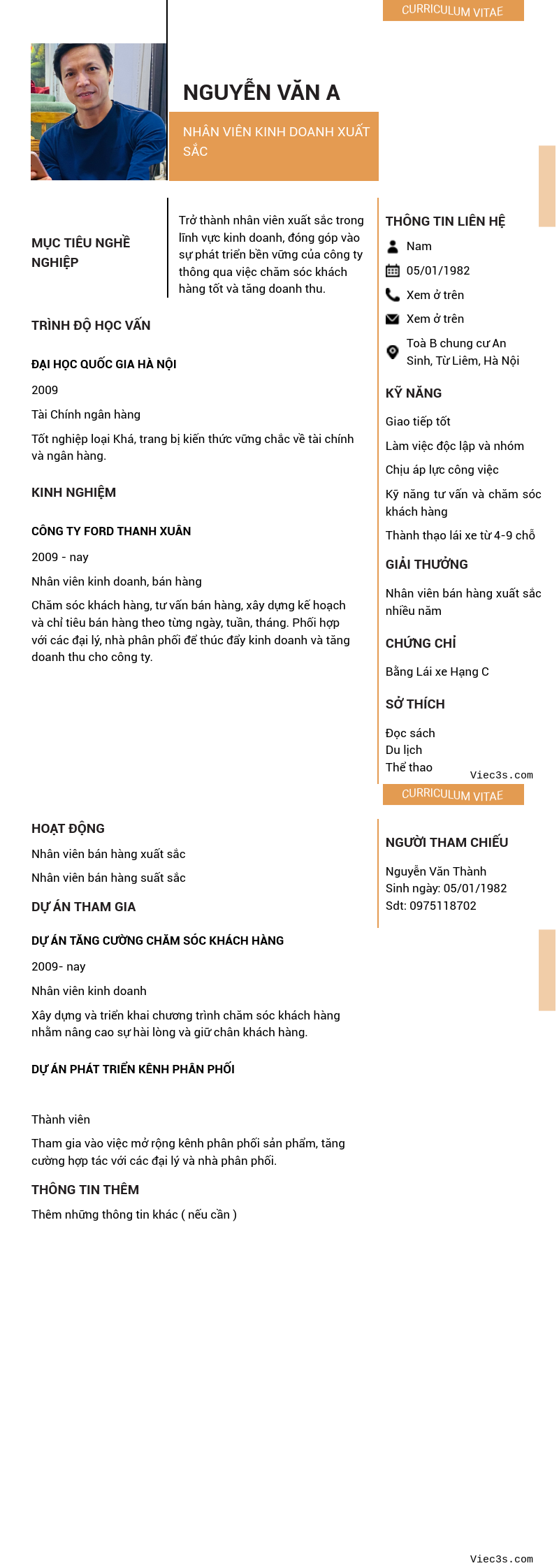 CV ứng viên