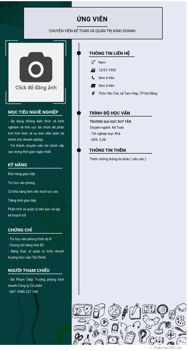 CV ứng viên
