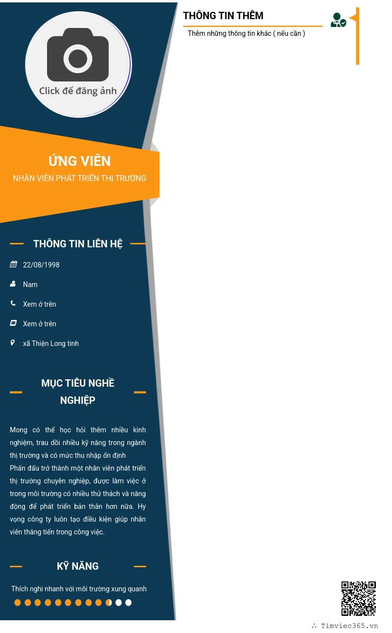 CV ứng viên