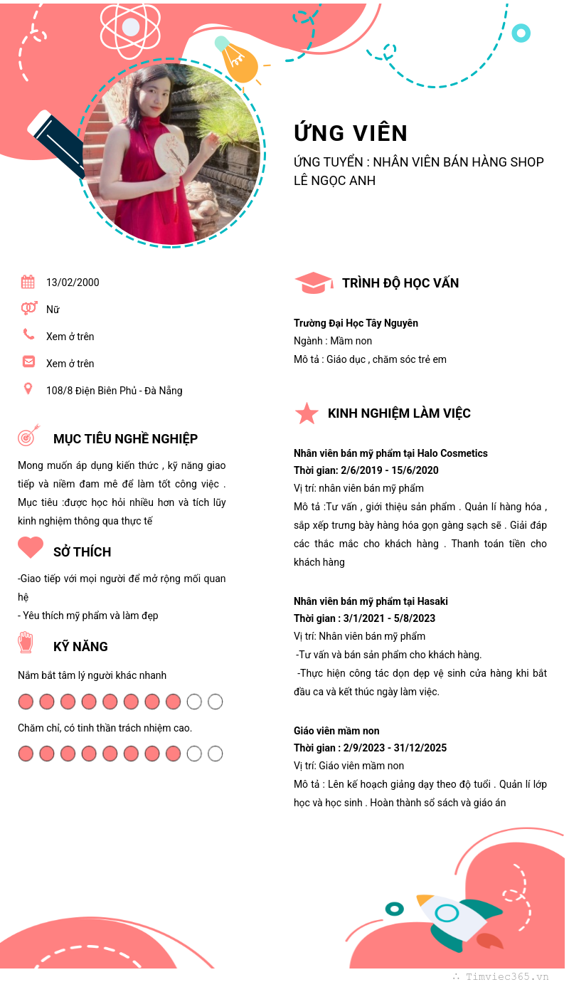 CV ứng viên