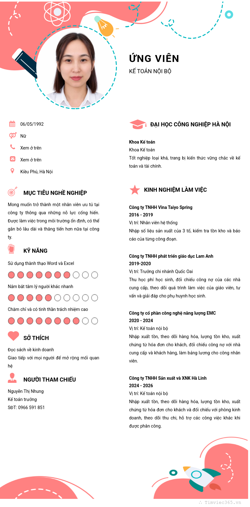 CV ứng viên