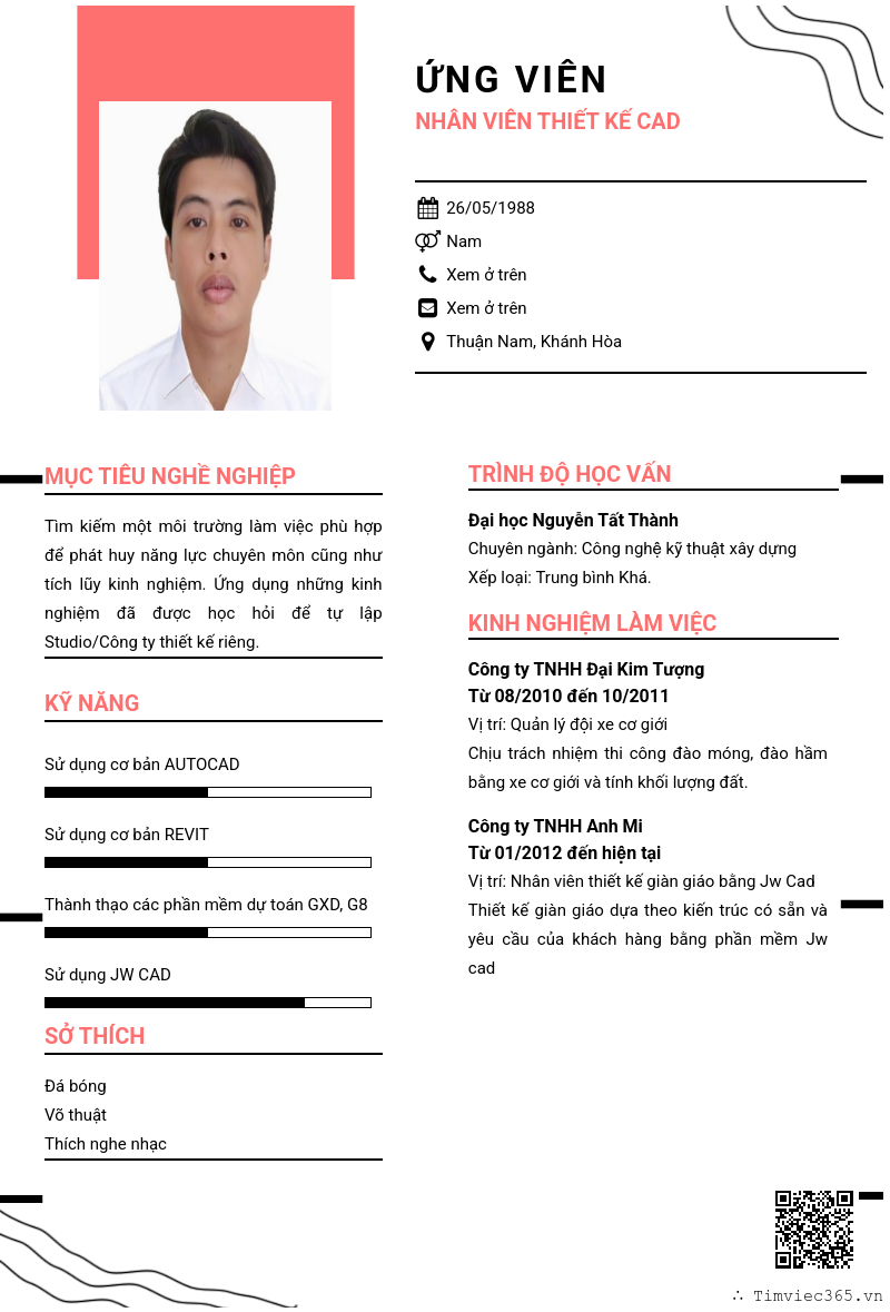 CV ứng viên