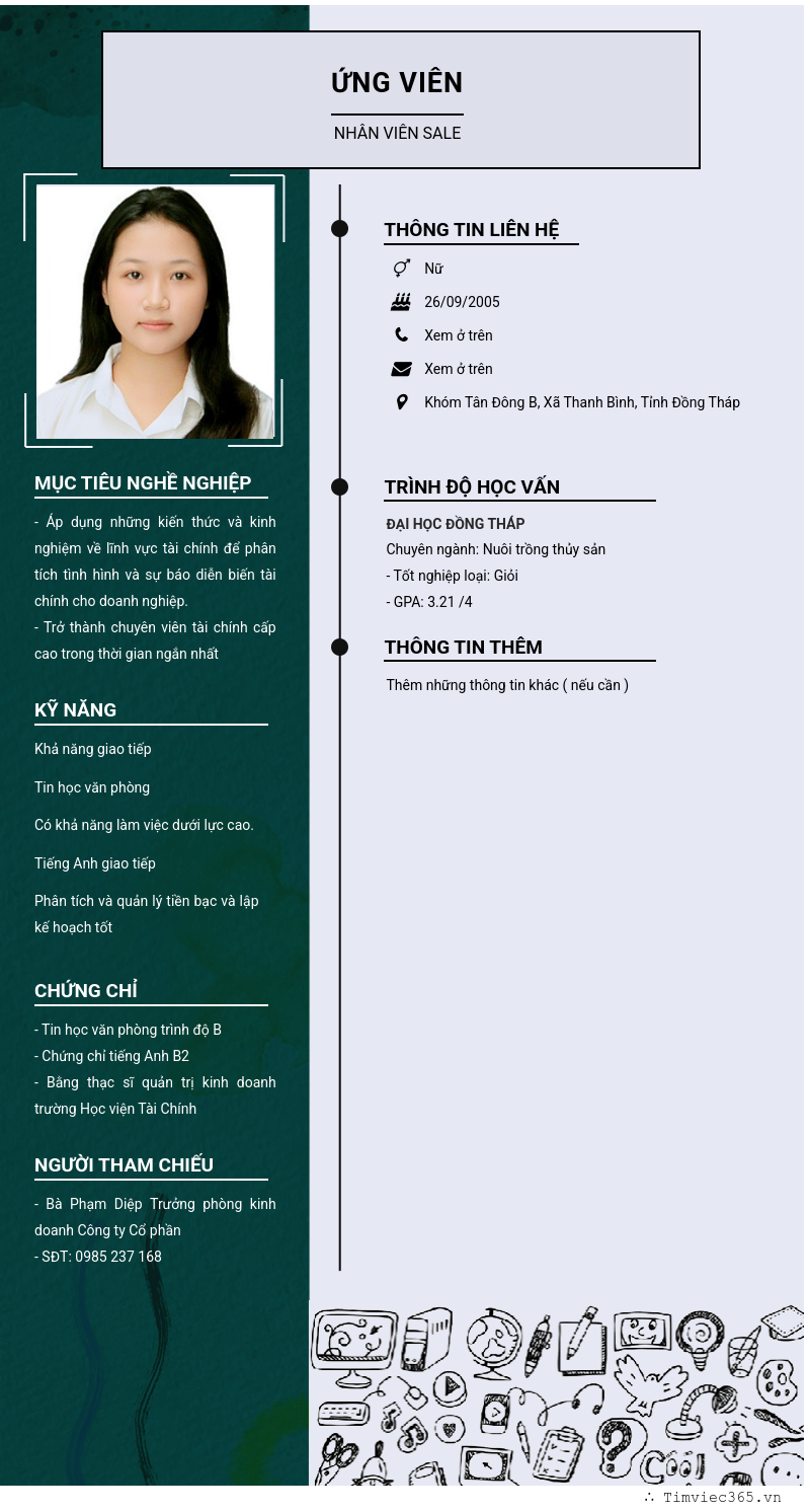 CV ứng viên