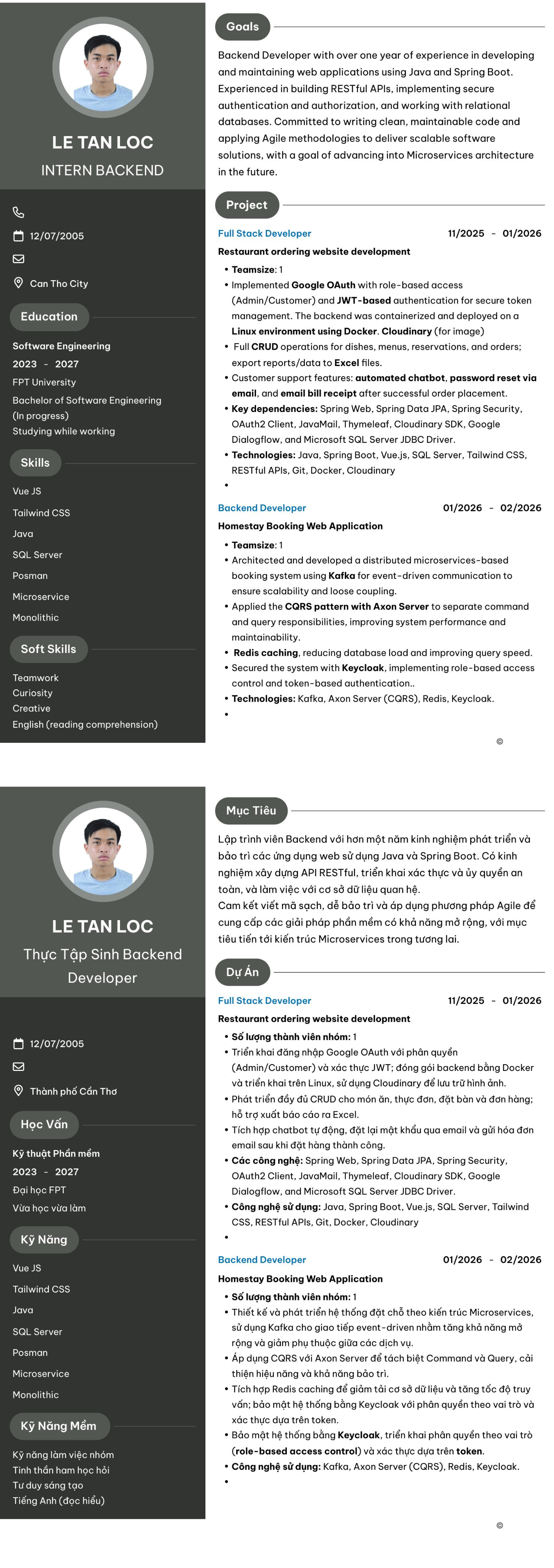 CV ứng viên